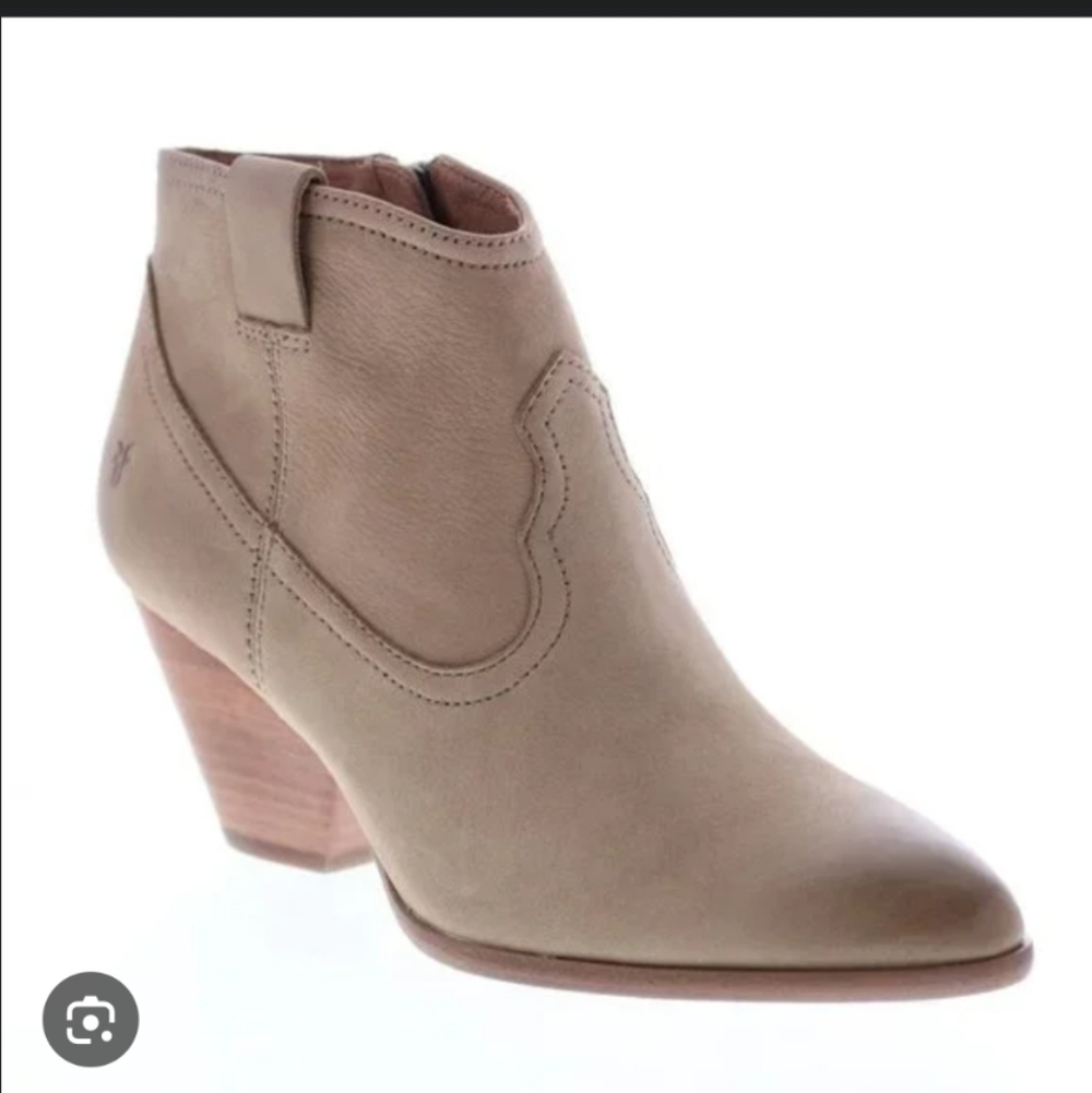 Frye Reina Western Leather Booies Size 9